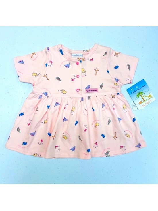 Carter's Other - Vintage New Carters Dress Girls 3-6M John Lennon Imagine Cotton Animals Summer